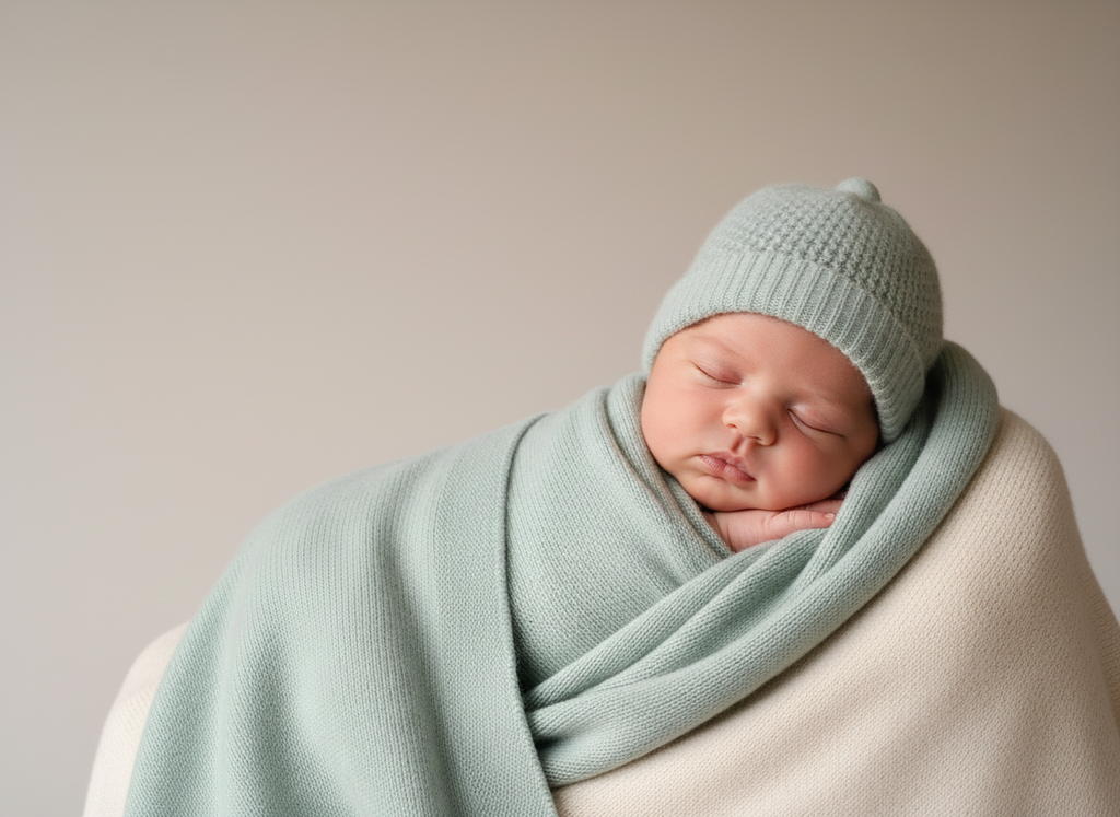 Cashmere Set für Babys (turquoise)