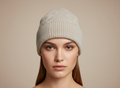 Cashmere Mütze Natur