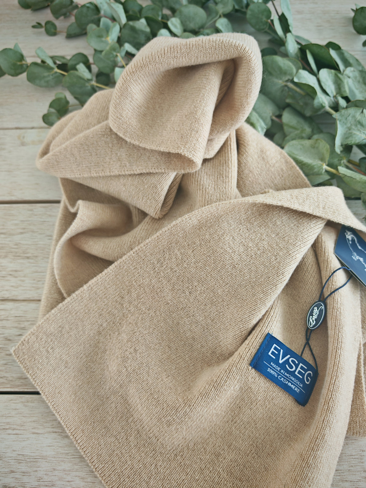 EVSEG Klassischer Kaschmirschal – Braun, Beige oder Schwarz