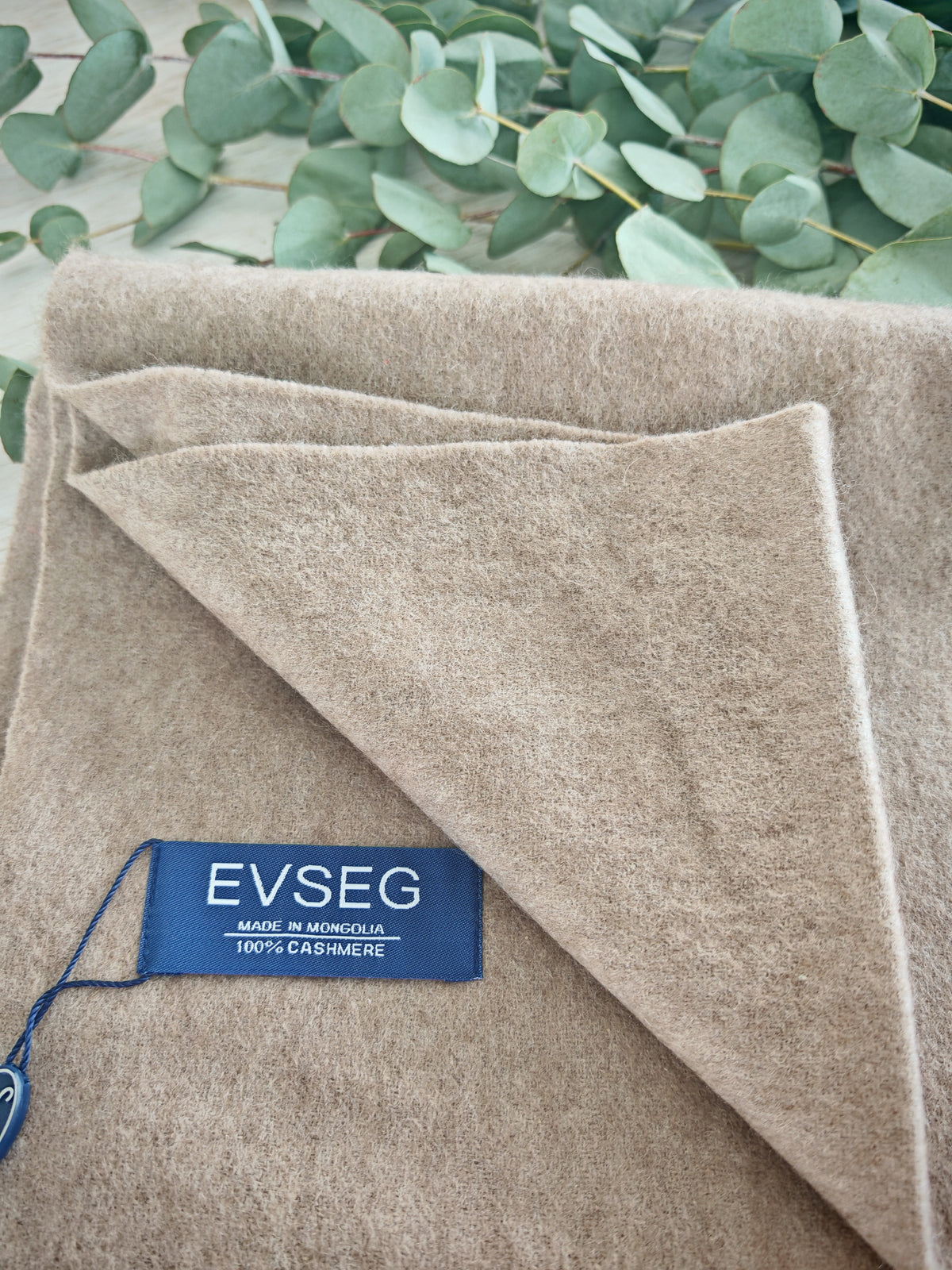 EVSEG Klassischer Kaschmirschal – Braun, Beige oder Schwarz