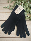 GOYOL Herren-Kaschmirhandschuhe – Dunkelschwarz