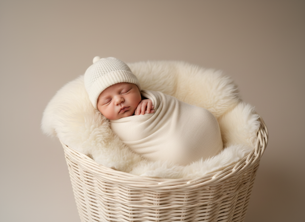 Cashmere Set für Babys (creme)