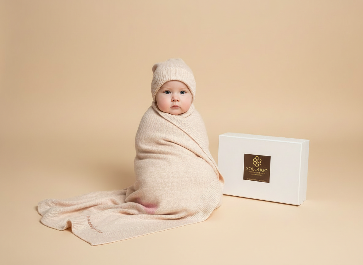 Cashmere Set für Babys (pink)