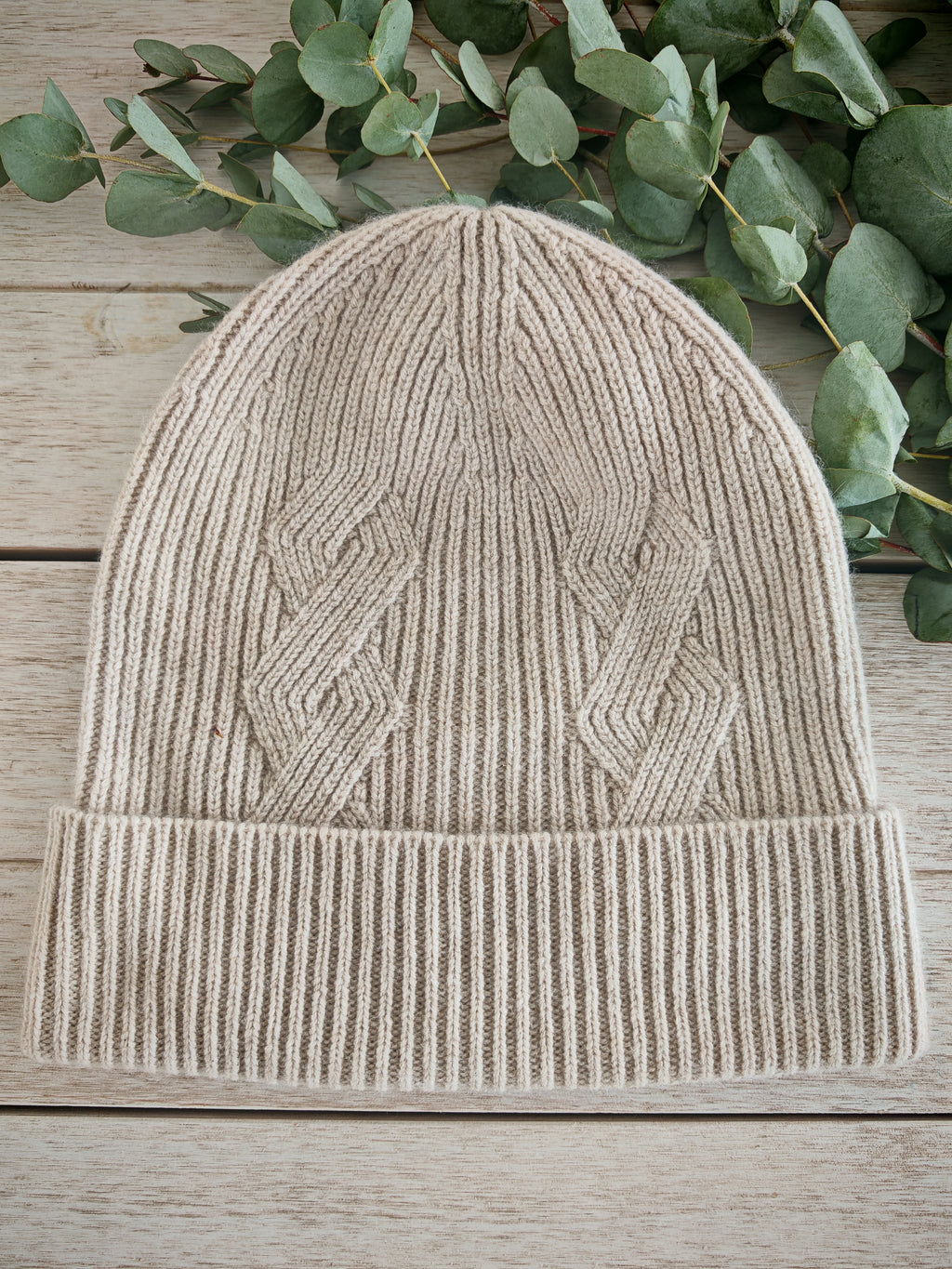 Cashmere Mütze Natur
